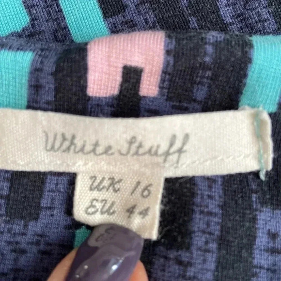 White Stuff | Abstract Print Dress - Picture 5 of 7